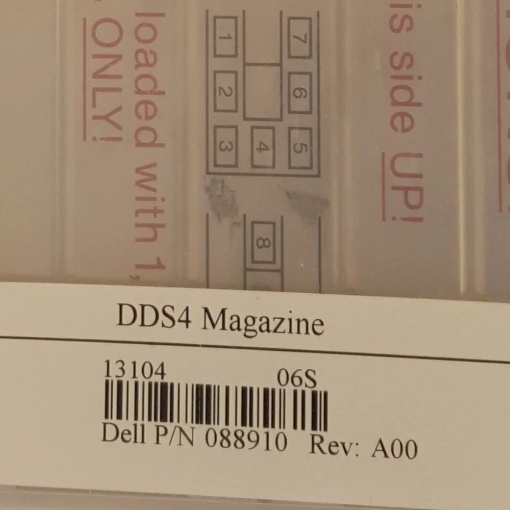DELL DDS4 Magazine for 1, 7 or 8 Tapes